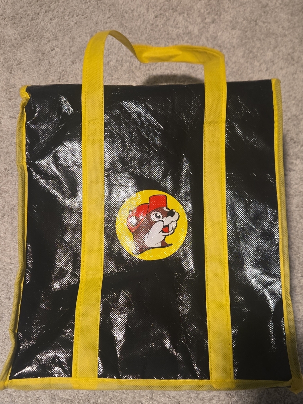 Bucee's Black and Yellow Cooler Tote Bag with Logo - Bags